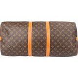 Louis Vuitton Canvas Monogram Keepall 55 Bandouliere
