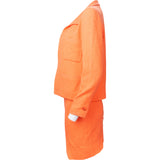 Chanel Orange Corporal Tweed Costume Set (DE38 / FR40)