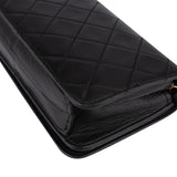 Chanel Quilted Lambskin 24K Gold Single Flap Shoulder Bag