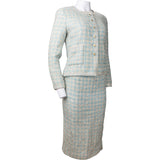 Chanel Blue Tweed Queen Costume Set (DE34 / FR36)
