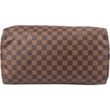 Louis Vuitton Damier Ebene Monogram Speedy 35 Bandouliere
