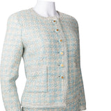 Chanel Blue Tweed Queen Costume Set (DE34 / FR36)