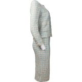 Chanel Blue Tweed Queen Costume Set (DE34 / FR36)