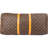 Louis Vuitton Canvas Monogram Keepall 55 Bandouliere