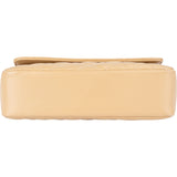 Chanel Quilted Lambskin 24K Gold Single Flap Crossbody Bag