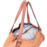 Gucci Suede Monogram Abbey 2006 Handbag