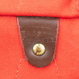 Louis Vuitton Damier Ebene Monogram Speedy 35 Handbag