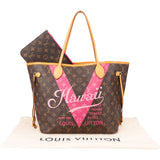 Louis Vuitton Limited V Canvas Monogram Neverfull MM Shopper Handbag