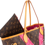 Louis Vuitton Limited V Canvas Monogram Neverfull MM Shopper Handbag