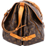 Louis Vuitton Canvas Monogram Saumur GM Crossbody Bag