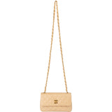Chanel Quilted Lambskin 24K Gold Single Flap Crossbody Bag