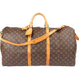Louis Vuitton Canvas Monogram Keepall 60 Bandouliere