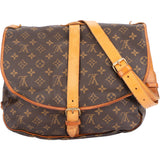 Louis Vuitton Canvas Monogram Saumur GM Crossbody Bag