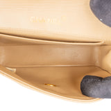 Chanel Quilted Lambskin 24K Gold Single Flap Crossbody Bag