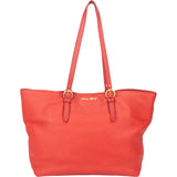 Miu Miu Red Calfskin Shoulder Bag