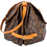 Louis Vuitton Canvas Monogram Saumur GM Crossbody Bag