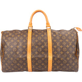 Louis Vuitton Canvas Monogram Keepall 50