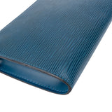 Louis Vuitton Bleu Epi Leather Pochette Accessoire Handbag