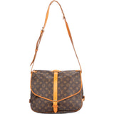 Louis Vuitton Canvas Monogram Saumur GM Crossbody Bag