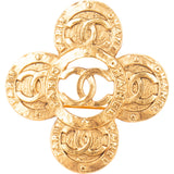 Chanel Golden Ouro Brooch