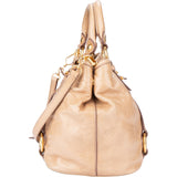 Miu Miu Cammeo Leather City Handbag