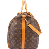 Louis Vuitton Canvas Monogram Keepall 55 Bandouliere