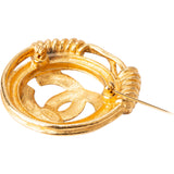 Chanel Golden Coco Mark Brooch