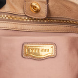 Miu Miu Cammeo Leather City Handbag