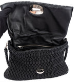 Miu Miu Quilted Leather Crystal Shoulder Bag