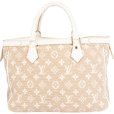 Louis Vuitton Denim Monogram Sabbia Cabas MM Handbag