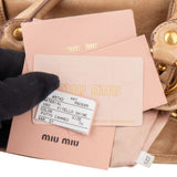 Miu Miu Cammeo Leather City Handbag