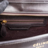 Celine Bicolor Leather Luggage Handbag