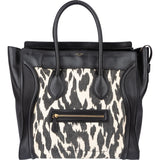 Celine Leopard Print Big Luggage Handbag