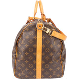 Louis Vuitton Canvas Monogram Keepall 55 Bandouliere