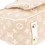 Louis Vuitton Denim Monogram Sabbia Cabas MM Handbag