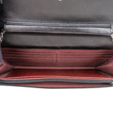 Chanel Quilted Lambskin Palladium Wallet On Chain Crossbody Bag