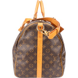 Louis Vuitton Canvas Monogram Keepall 55 Bandouliere