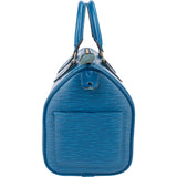 Louis Vuitton Bleu Epi Leather Speedy 25 Handbag