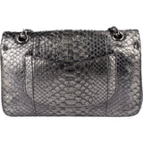 Chanel Limited Python Medium Double Flap Crossbody Bag