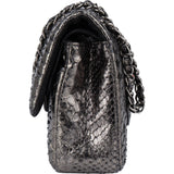 Chanel Limited Python Medium Double Flap Crossbody Bag
