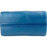 Louis Vuitton Bleu Epi Leather Speedy 25 Handbag