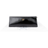 Prada Black Patent Saffiano Leather East-West Bag