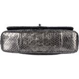 Chanel Limited Python Medium Double Flap Crossbody Bag