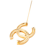 Chanel Crystal CC Brooch