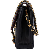 Chanel Quilted Lambskin 24K Gold Mini Single Flap Crossbody Bag