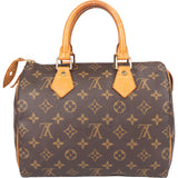 Louis Vuitton Canvas Monogram Speedy 25 Handbag