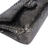 Chanel Limited Python Medium Double Flap Crossbody Bag