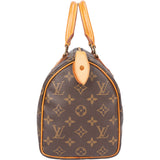 Louis Vuitton Canvas Monogram Speedy 25 Handbag