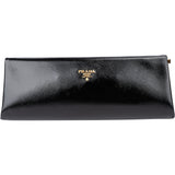 Prada Black Patent Saffiano Leather East-West Bag
