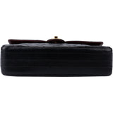 Chanel Quilted Lambskin 24K Gold Mini Single Flap Crossbody Bag